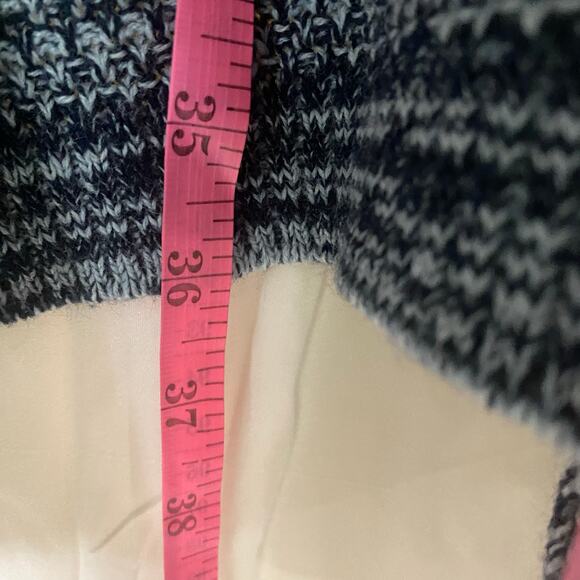 American Rag Striped Knit Open Front Cardigan Boho Cottage Cozy Sweater Medium - Picture 7 of 9